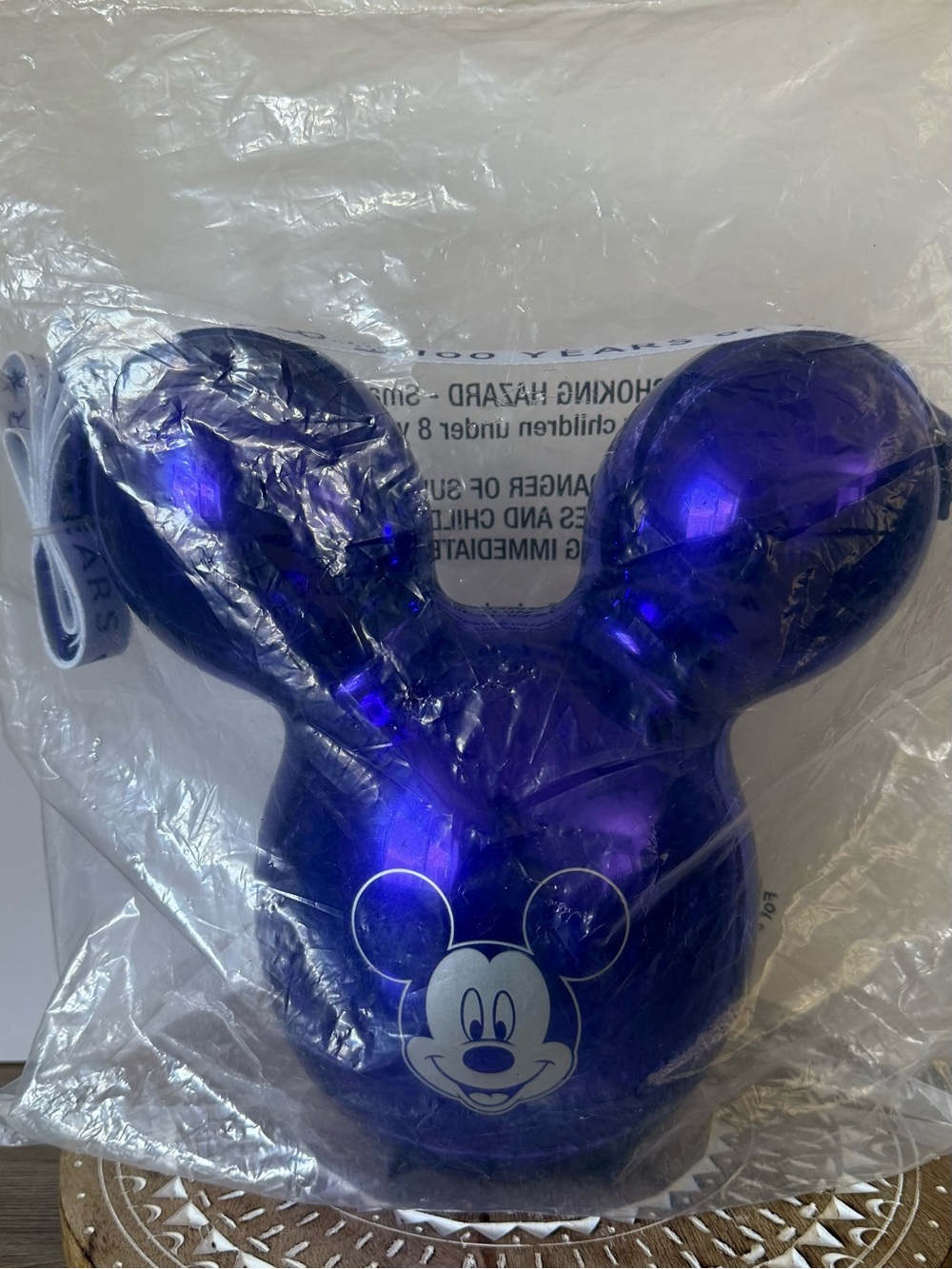 Disney Parks Disney100 Blue Mickey Popcorn Bucket Sealed New